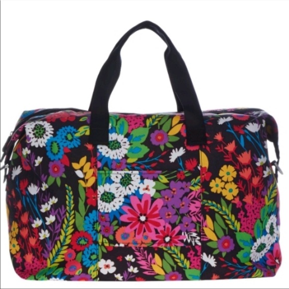 Vera Bradley Handbags - Vera Bradley Lighten Up Travel Duffel NWT Field Flowers